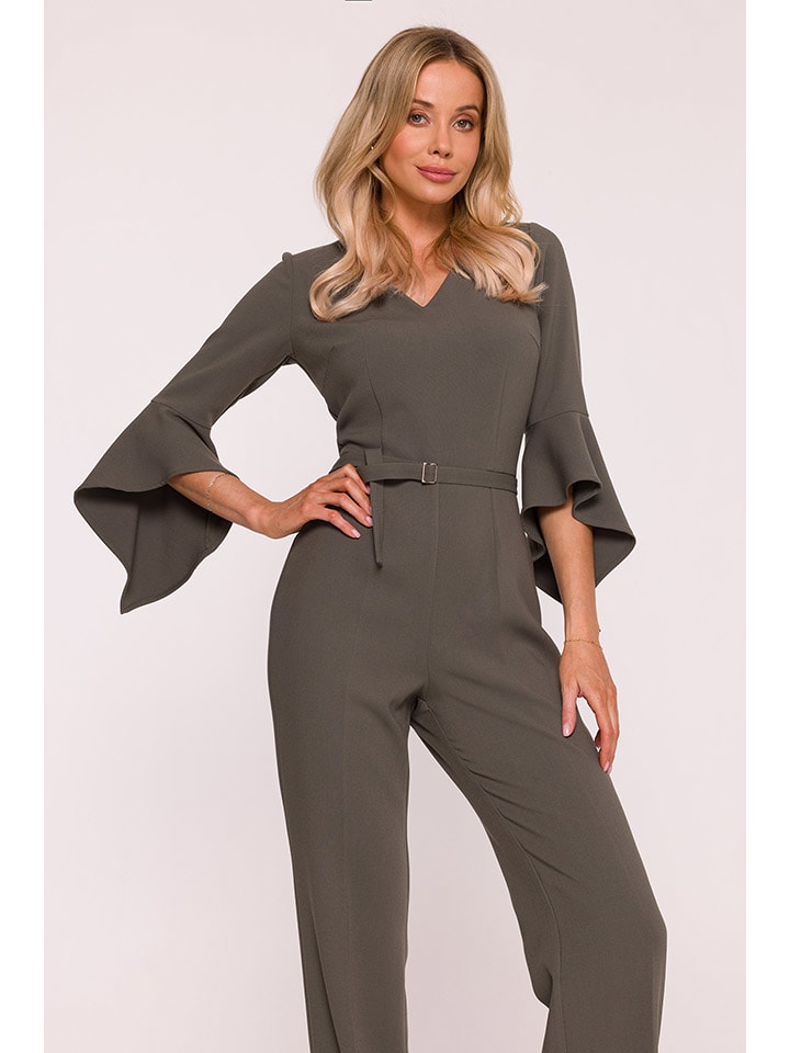 Stylove Khaki 7239701 Jumpsuit in Khaki - 2