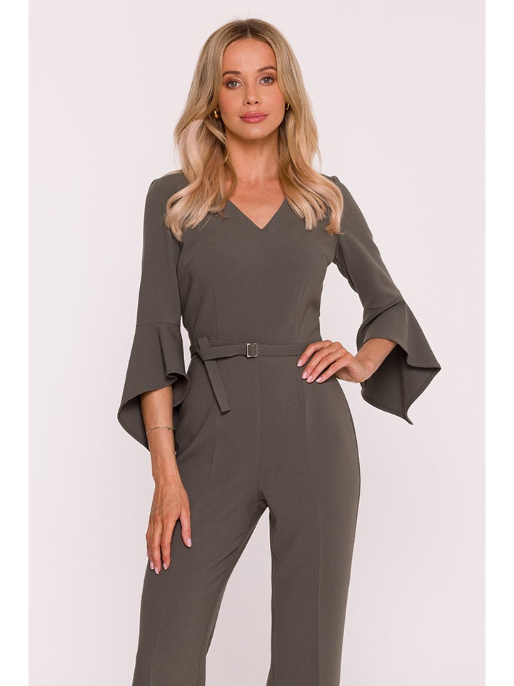 Stylove Khaki 7239701 Jumpsuit in Khaki - 4