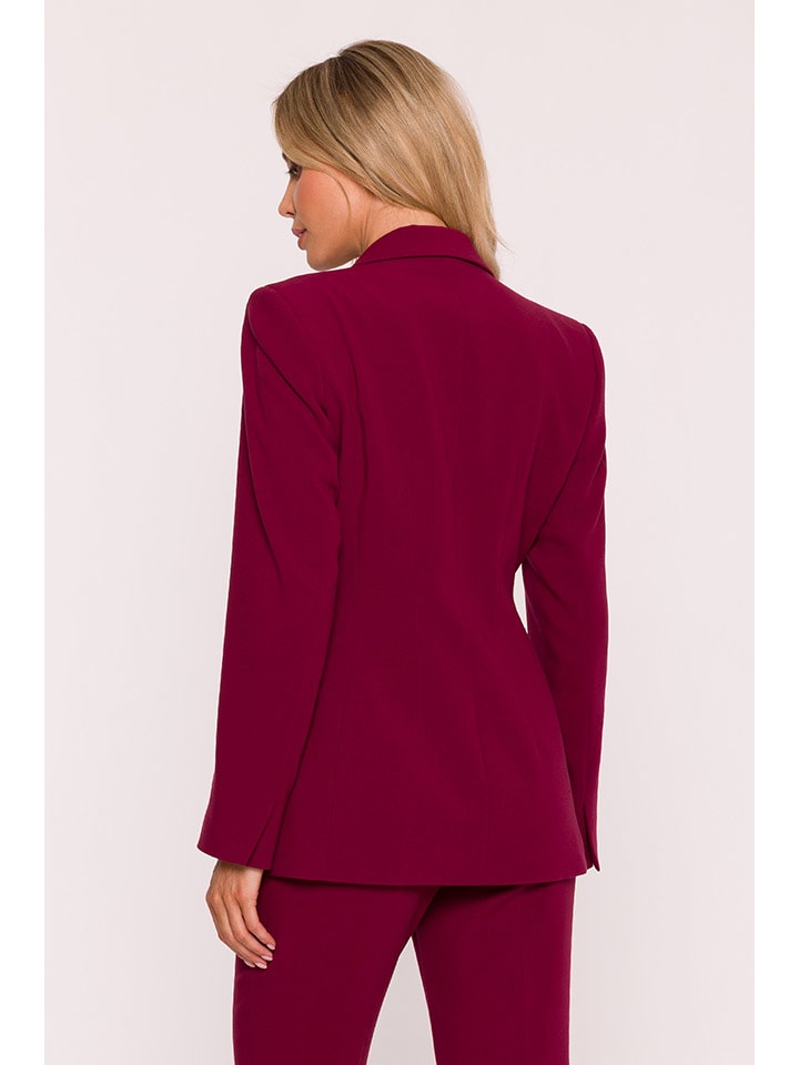 Dámska bunda Stylove Bordeaux 4398446 Blazer in Bordeaux - 2