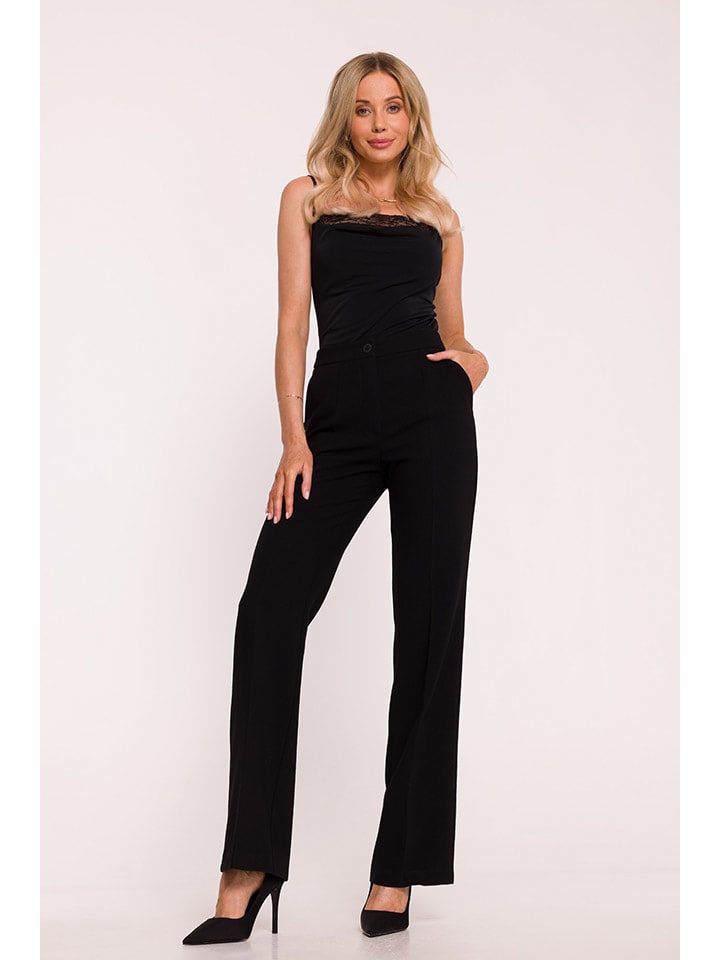 Nohavice Stylove Schwarz 8762989 Marlenehose in Schwarz - 3