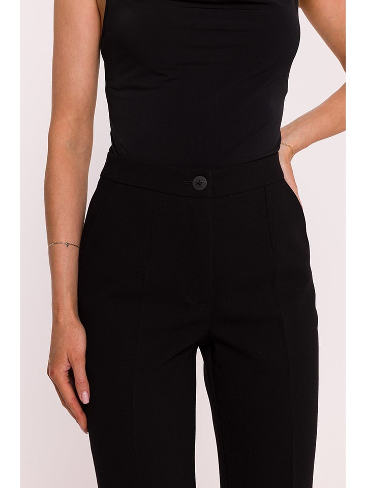 Nohavice Stylove Schwarz 8762989 Marlenehose in Schwarz - 4