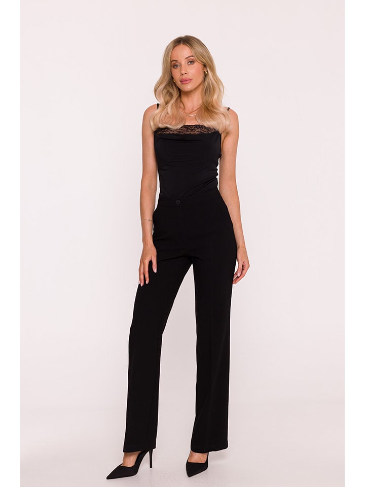 Nohavice Stylove Schwarz 8762989 Marlenehose in Schwarz - 5