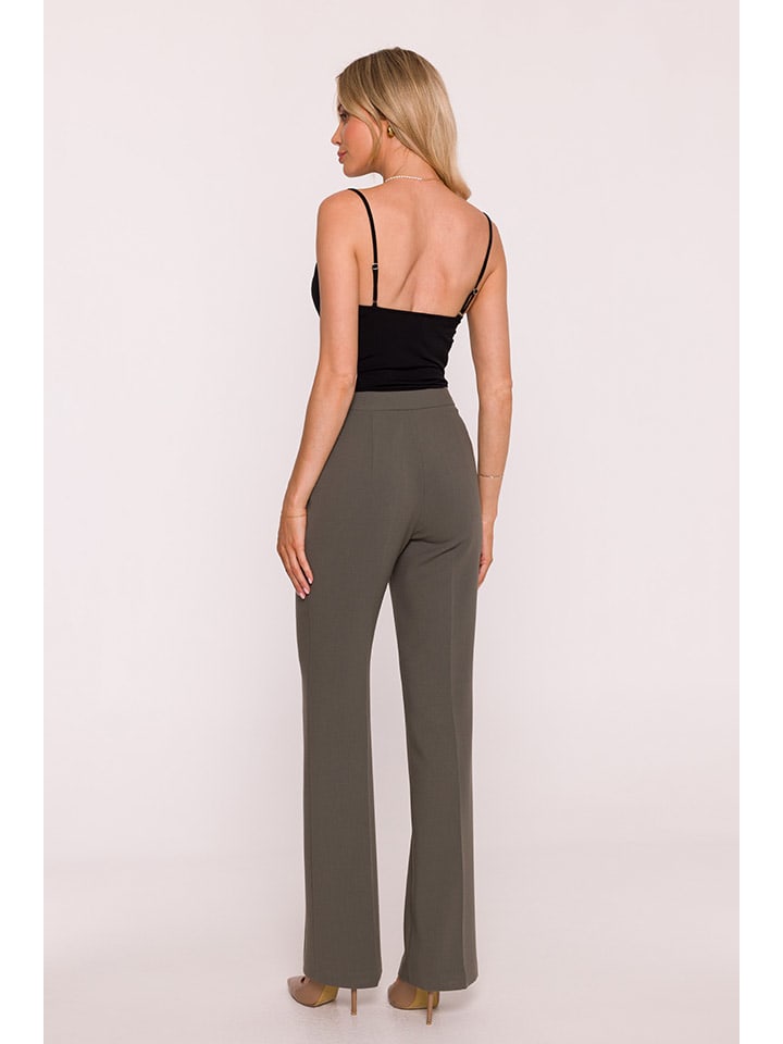 Nohavice Stylove Khaki 398078 Marlenehose in Khaki - 2
