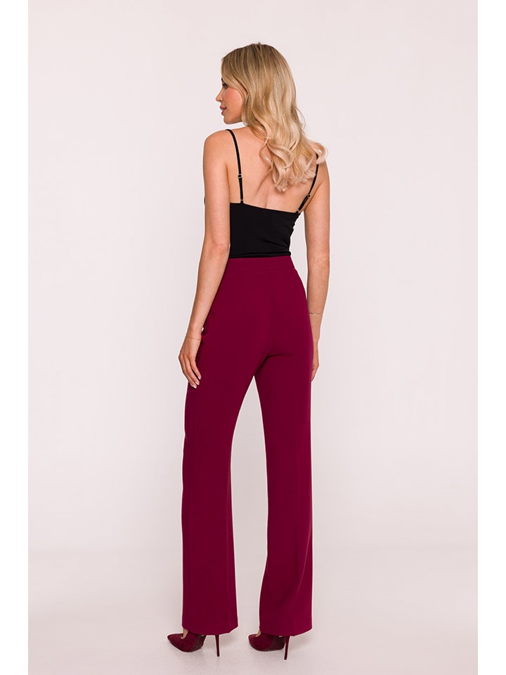Nohavice Stylove Bordeaux 9123244 Marlenehose in Bordeaux - 2