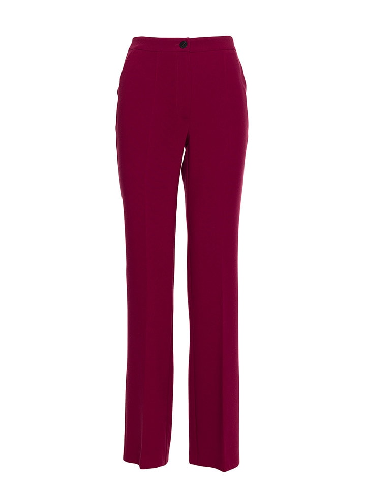 Nohavice Stylove Bordeaux 9123244 Marlenehose in Bordeaux - 4