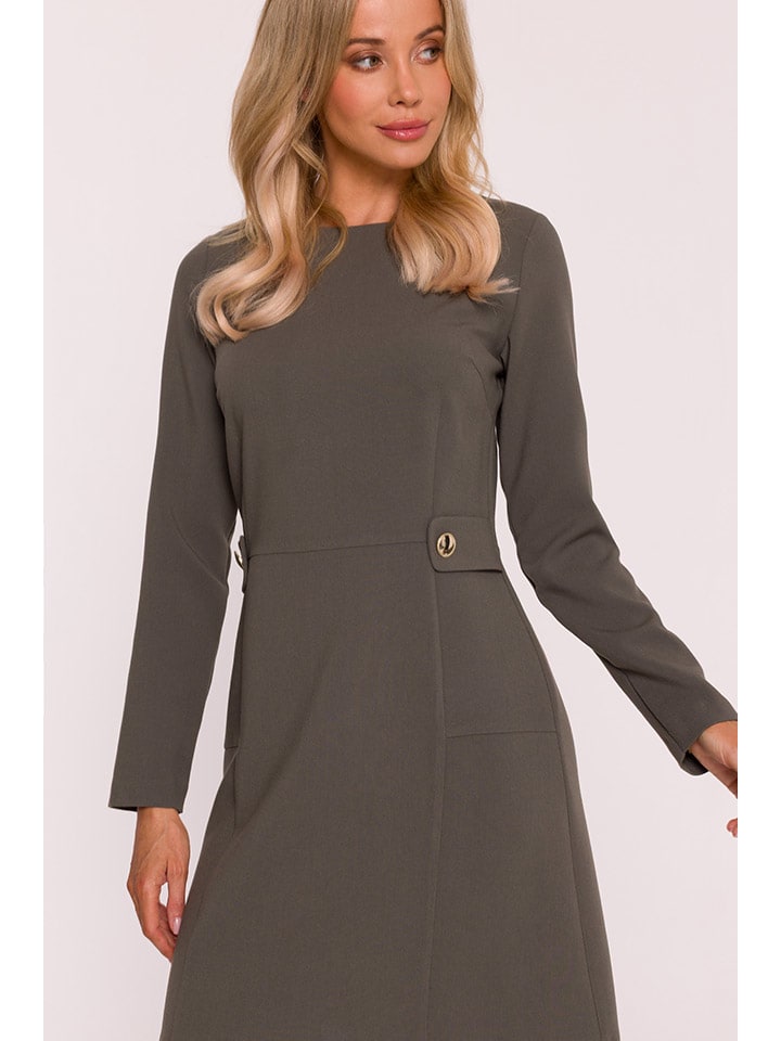 Šaty Stylove Khaki 7819964 Kleid in Khaki - 5