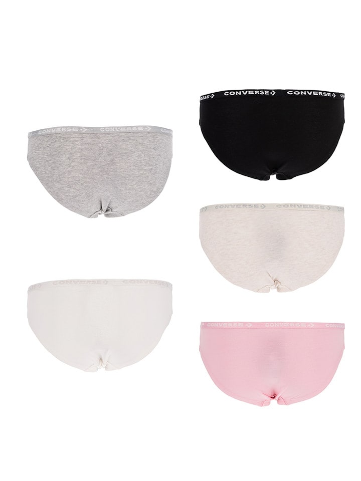Converse Bunt 6545900 5er-Set: Slips in Bunt - 2