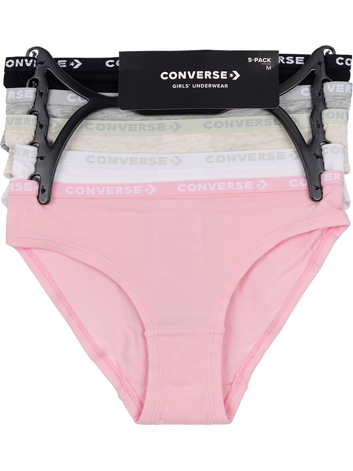 Converse Bunt 6545900 5er-Set: Slips in Bunt - 3