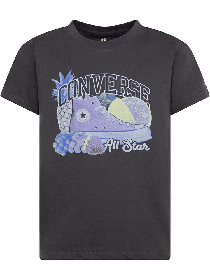 Tričko Converse Anthrazit 2080211 Shirt in Anthrazit - 1