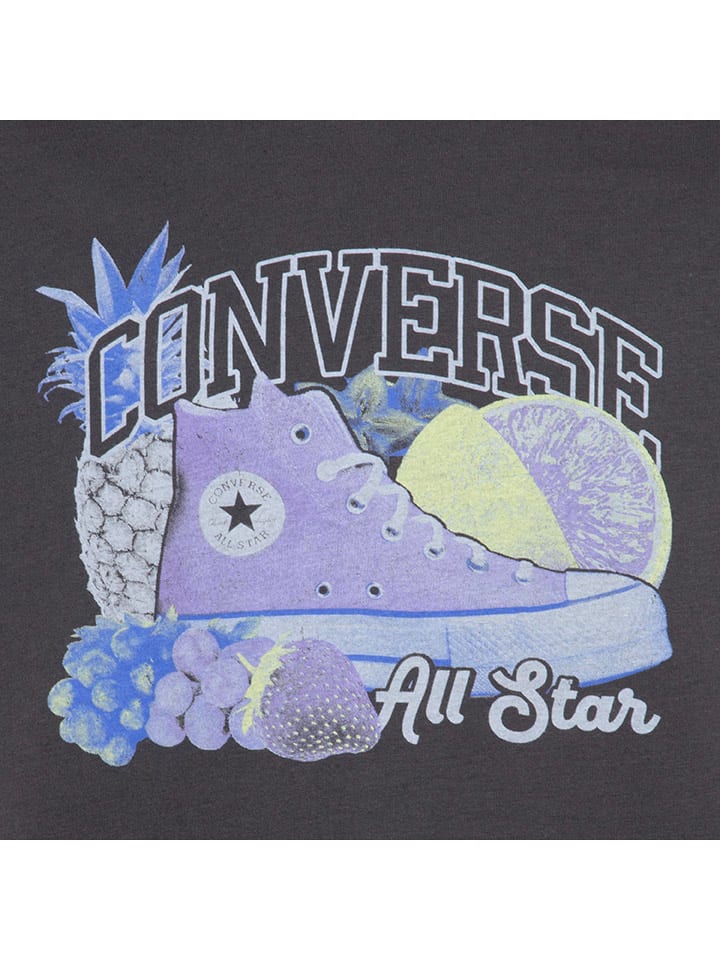 Tričko Converse Anthrazit 2080211 Shirt in Anthrazit - 4