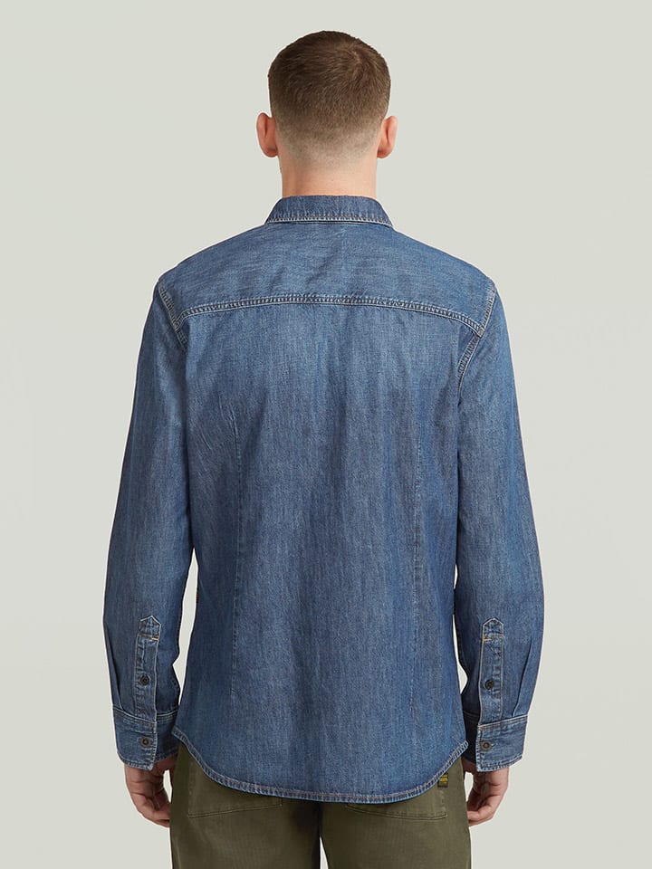 Košeľa G-Star Blau 3521067 Jeanshemd - Slim fit - in Blau - 2