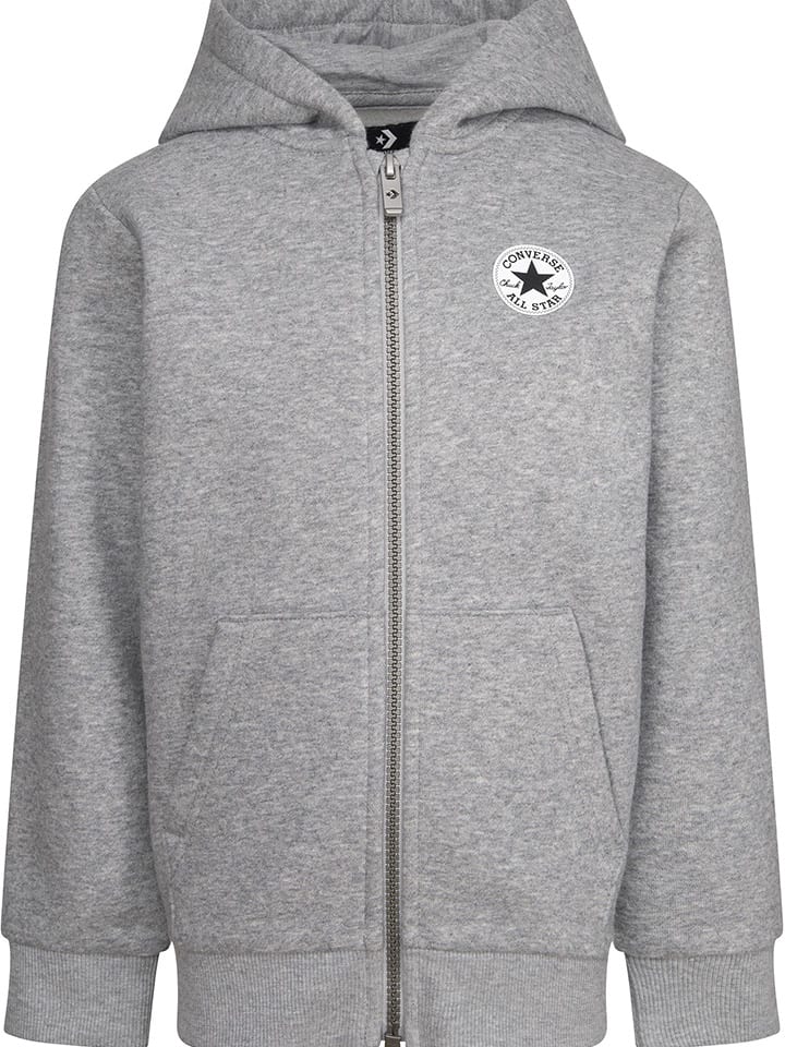 Detská mikina Converse Grau 3909551 Sweatjacke in Grau - 1