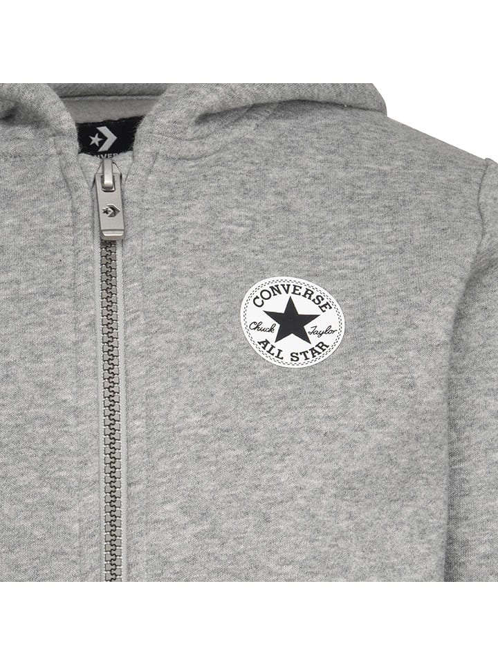 Detská mikina Converse Grau 3909551 Sweatjacke in Grau - 3