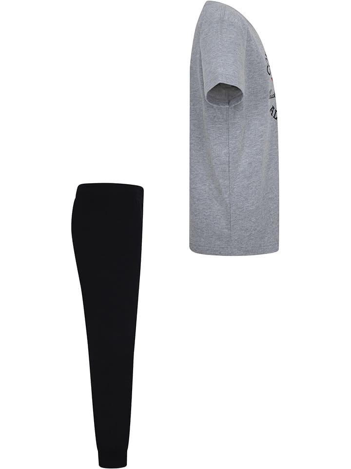 Tričko Converse Grau/ Schwarz 8579074 2tlg. Outfit in Grau/ Schwarz - 3