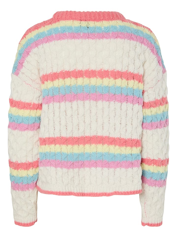 Sveter Pieces Creme 980222 Pullover in Creme - 6
