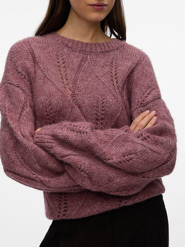 Sveter Vero Moda Lila 8086620 Pullover in Lila - 2