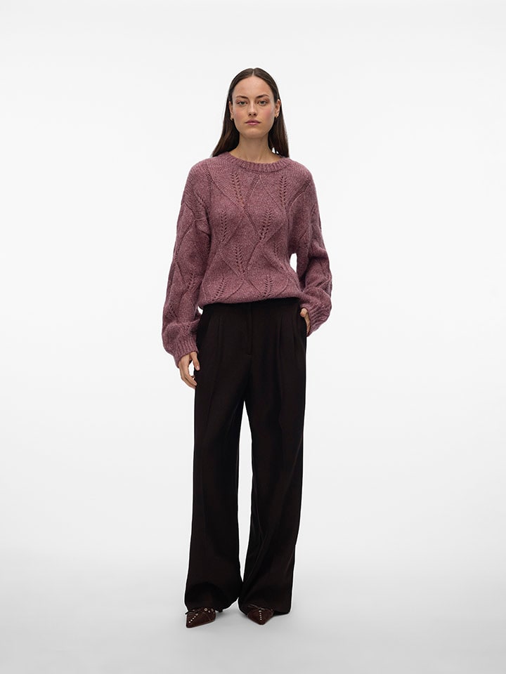 Sveter Vero Moda Lila 8086620 Pullover in Lila - 3