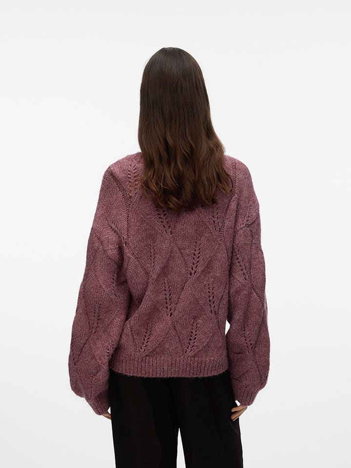 Sveter Vero Moda Lila 8086620 Pullover in Lila - 5