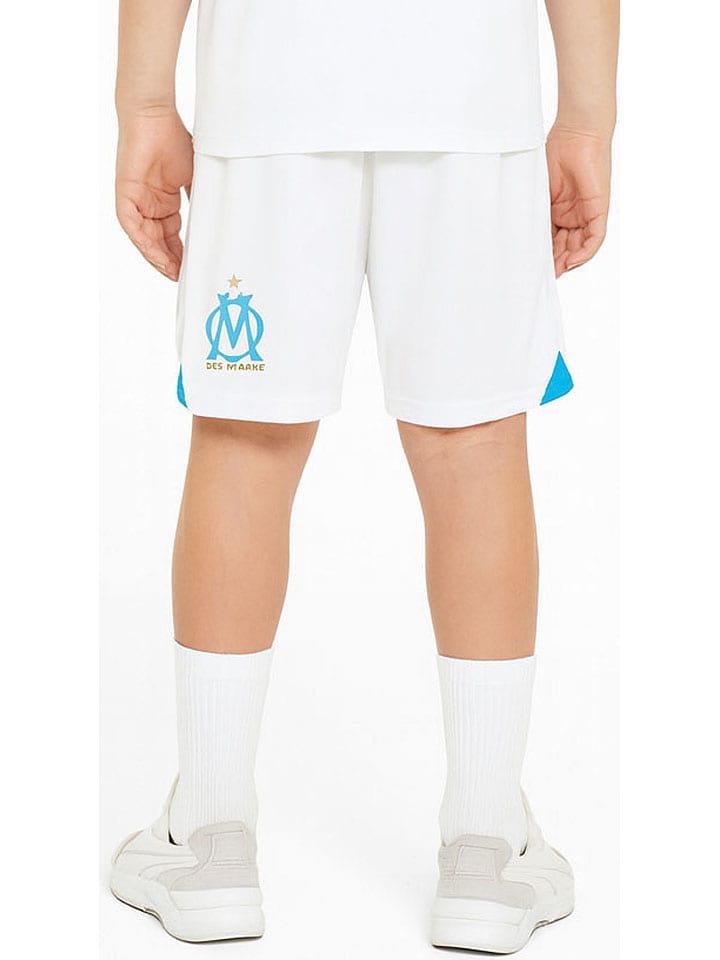 Kraťasy Puma Weiß/ Blau 1614277 Shorts "OM Shorts" in Weiß/ Blau - 2