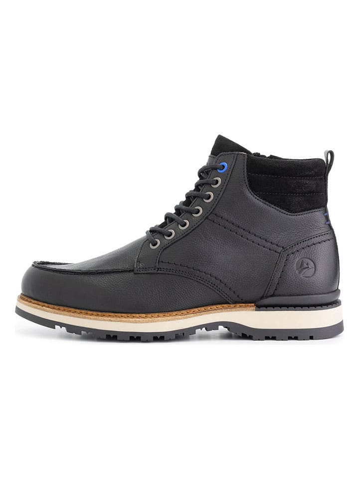 Topánky TRAVELIN' Schwarz 2364219 Leder-Boots "Levring" in Schwarz - 2