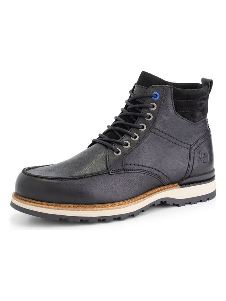 Topánky TRAVELIN' Schwarz 2364219 Leder-Boots "Levring" in Schwarz - 3