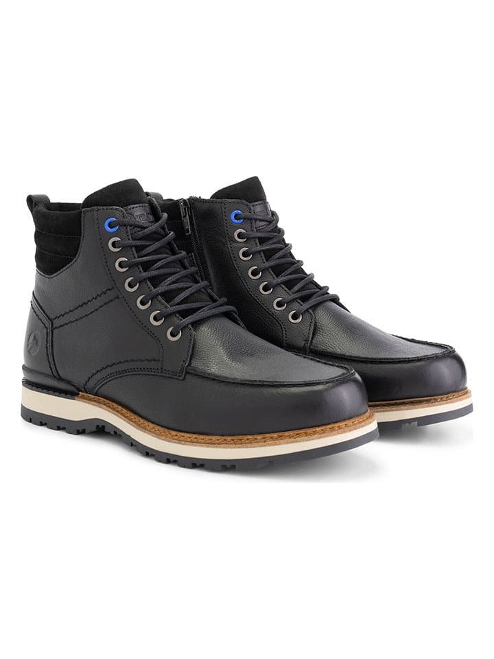Topánky TRAVELIN' Schwarz 2364219 Leder-Boots "Levring" in Schwarz - 4