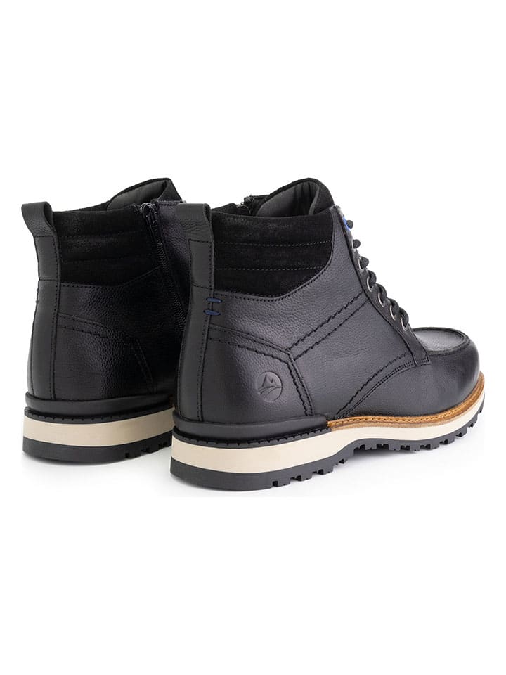 Topánky TRAVELIN' Schwarz 2364219 Leder-Boots "Levring" in Schwarz - 5