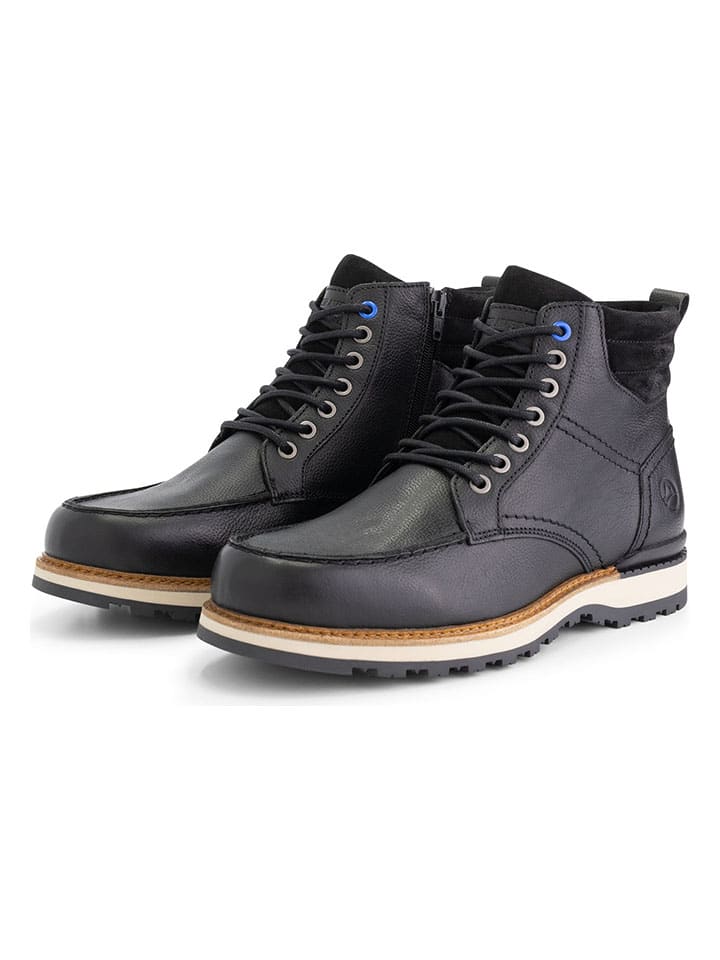 Topánky TRAVELIN' Schwarz 2364219 Leder-Boots "Levring" in Schwarz - 6