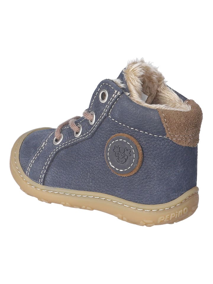 Topánky PEPINO Dunkelblau 5527666 Leder-Winterboots "Georgie" in Dunkelblau - 2