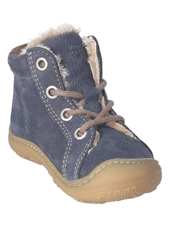Topánky PEPINO Dunkelblau 5527666 Leder-Winterboots "Georgie" in Dunkelblau - 6
