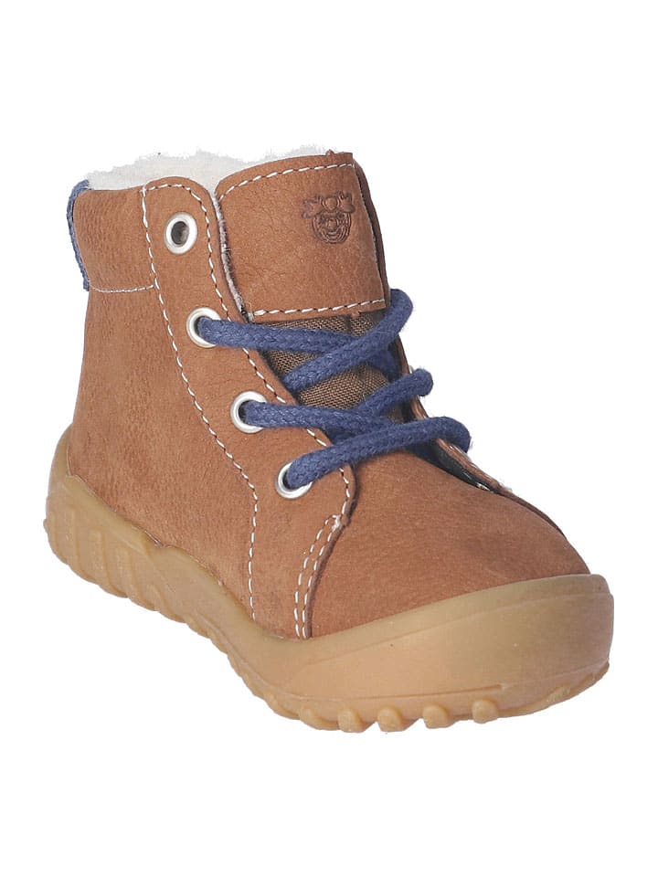 Topánky PEPINO Hellbraun 7129126 Leder-Winterboots "Denny" in Hellbraun - 7
