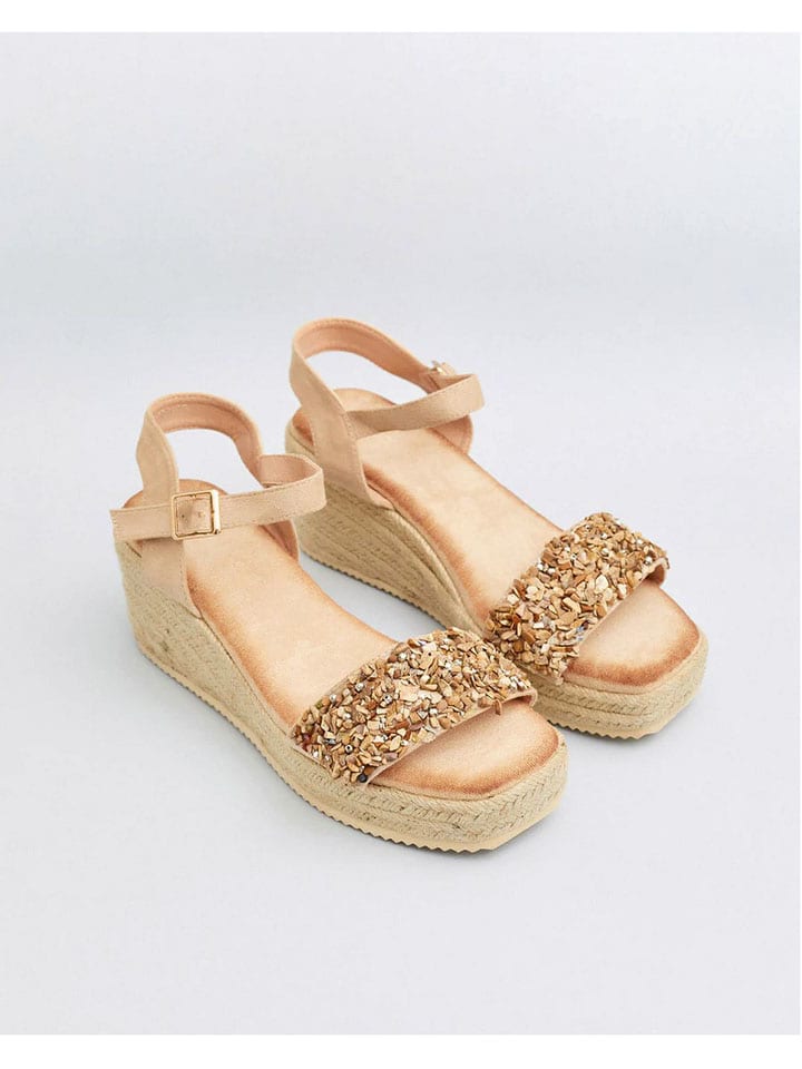 Bellucci Beige 4895987 Keilsandaletten in Beige - 1