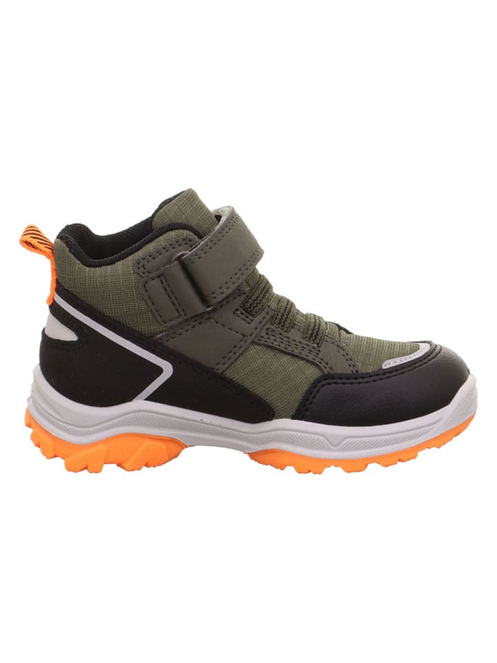 Topánky superfit Khaki/ Orange 278060 Leder-Boots "Jupiter" in Khaki/ Orange - 2