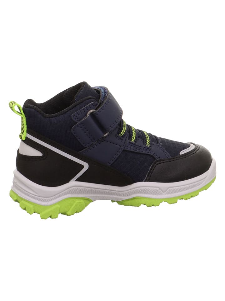 Topánky superfit Schwarz/ Dunkelblau/ Grün 8296127 Leder-Boots "Jupiter" in Schwarz/ Dunkelblau/ Grün - 2