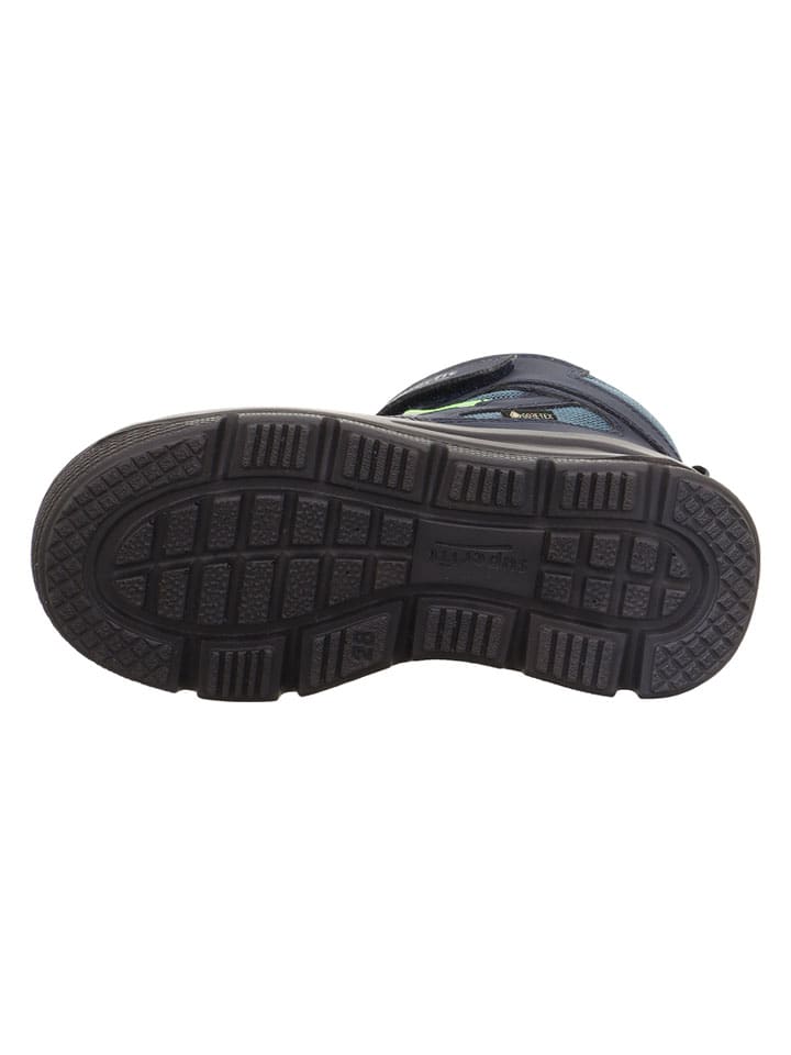 Topánky superfit Dunkelblau/ Grün 5613642 Leder-Boots "Mars" in Dunkelblau/ Grün - 4