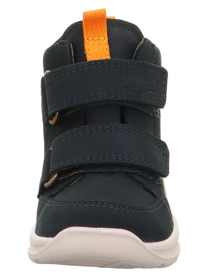 Topánky superfit Dunkelblau 886929 Leder-Winterboots "Breeze" in Dunkelgrün - 2