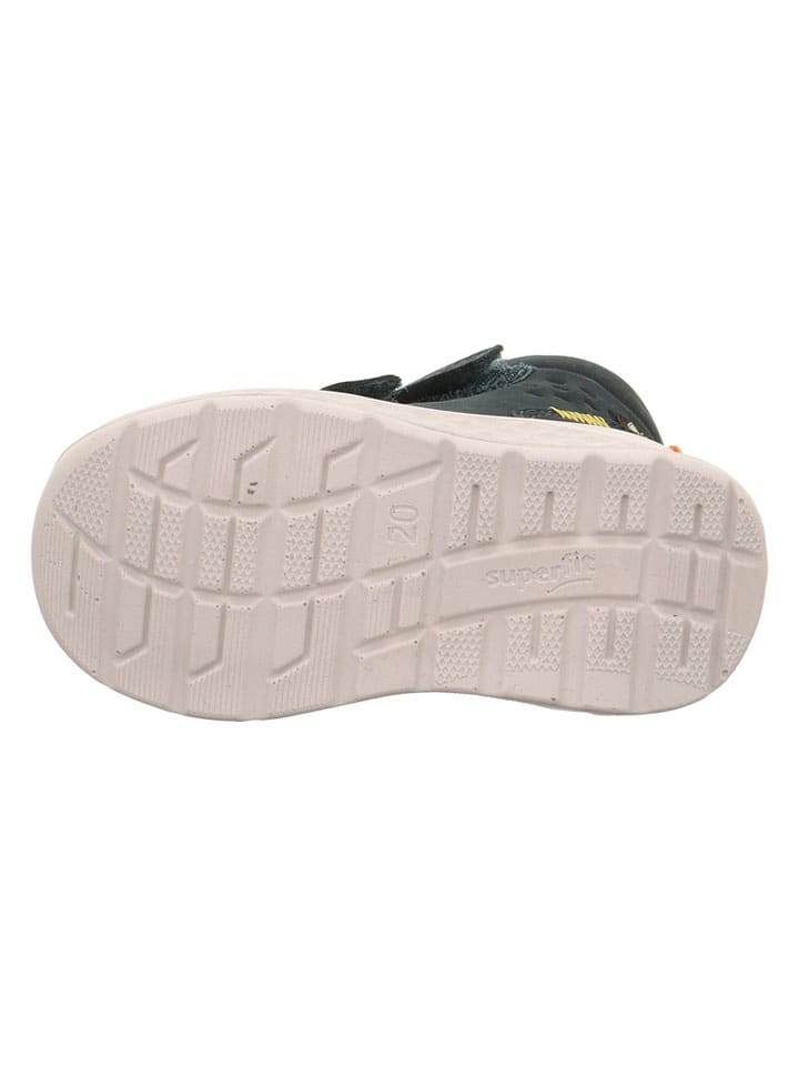 Topánky superfit Dunkelblau 886929 Leder-Winterboots "Breeze" in Dunkelgrün - 4
