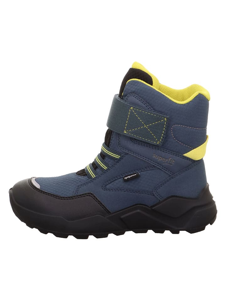 Topánky superfit Dunkelblau 3272500 Leder-Winterboots "Rocket" in Dunkelblau - 1