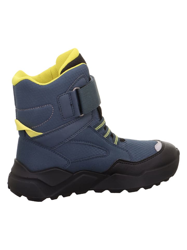 Topánky superfit Dunkelblau 3272500 Leder-Winterboots "Rocket" in Dunkelblau - 3