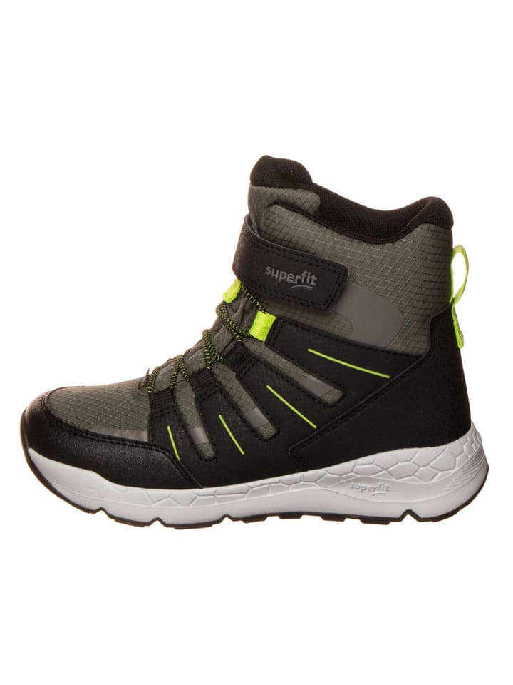 Topánky superfit Schwarz/ Khaki 8983342 Winterboots in Schwarz/ Khaki - 1