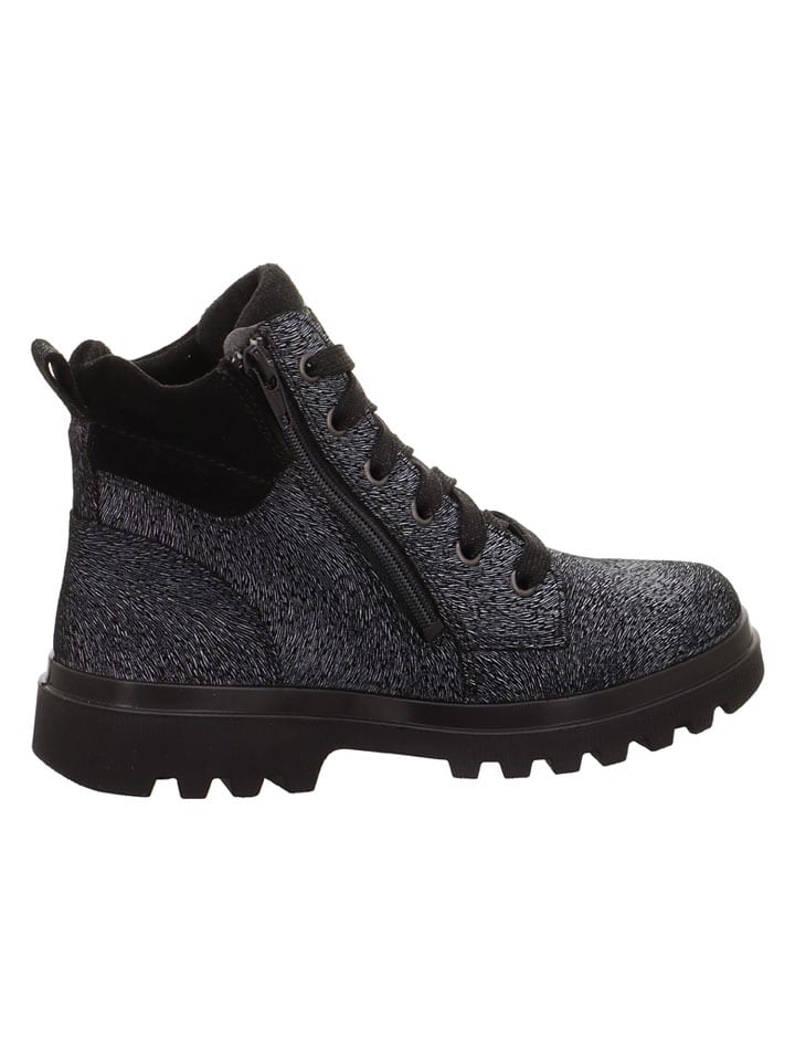 Topánky superfit Anthrazit 5439868 Leder-Winterboots "Abby Nova" in Anthrazit - 3