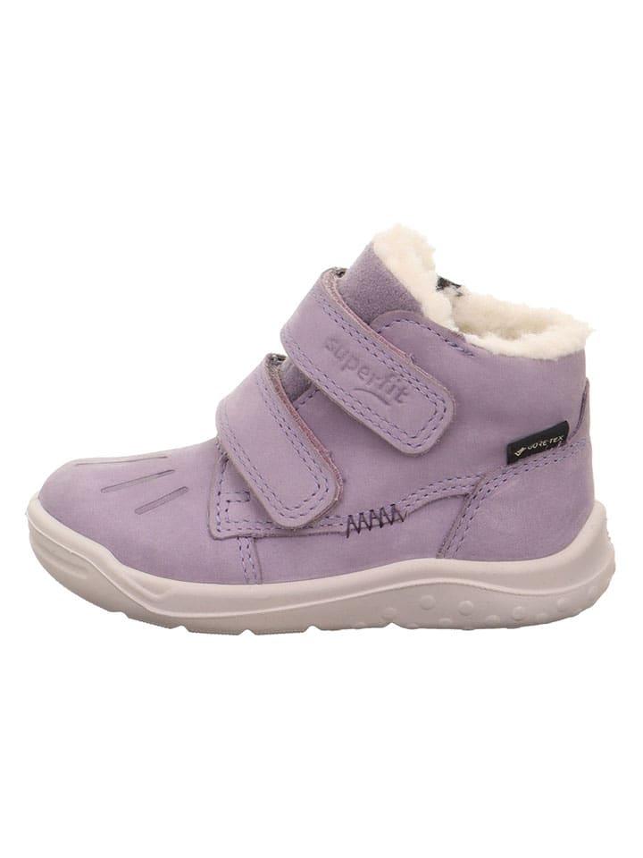 Topánky superfit Lila 1854302 Leder-Winterboots "Whaley" in Lila - 1