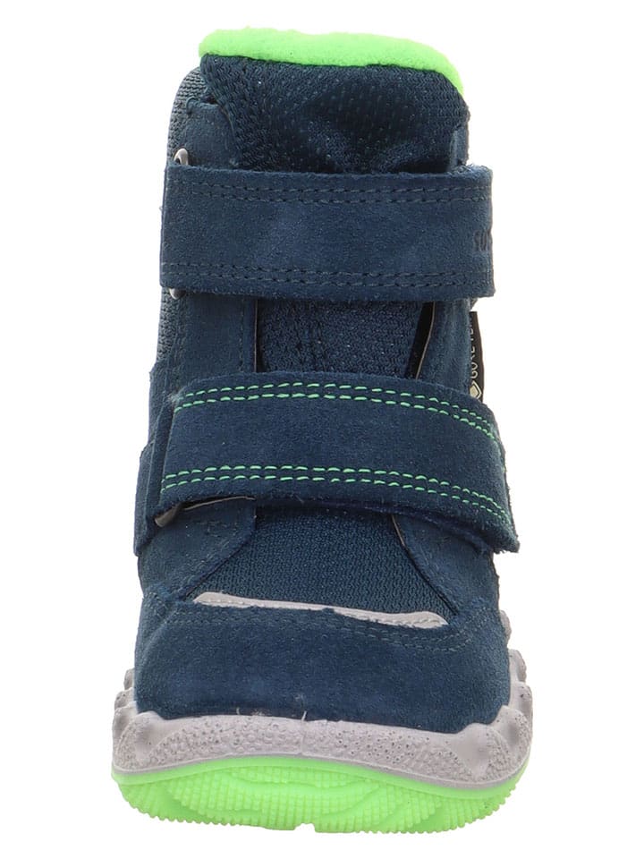Topánky superfit Dunkelblau 194519 Leder-Winterboots "Icebird" in Dunkelblau - 2