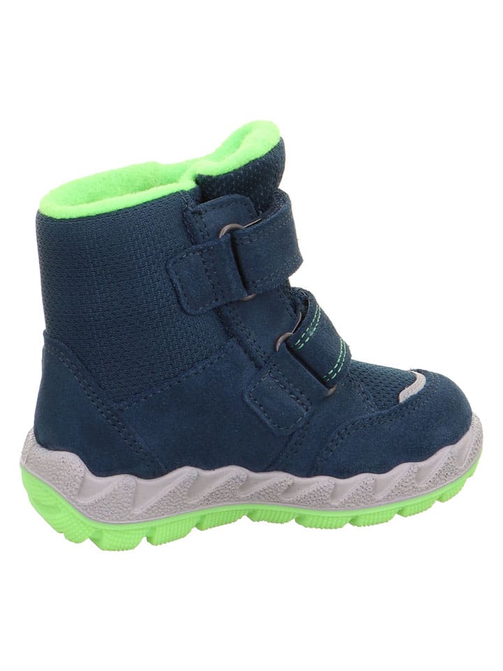 Topánky superfit Dunkelblau 194519 Leder-Winterboots "Icebird" in Dunkelblau - 3
