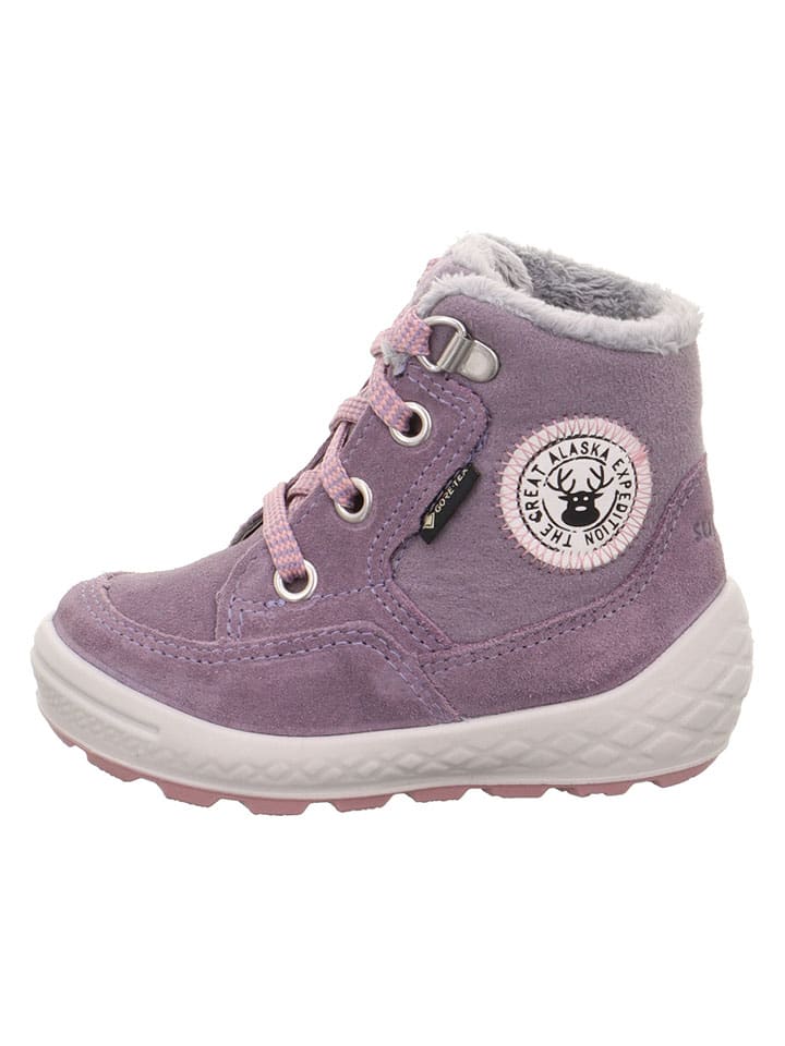 superfit Lila 996473 Leder-Winterboots "Groovy 2.0" in Lila - 1