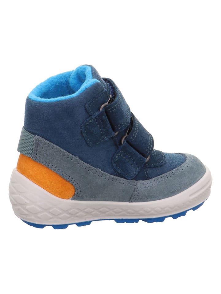 Topánky superfit Blau 9920928 Leder-Winterboots "Groovy 2.0" in Blau - 3