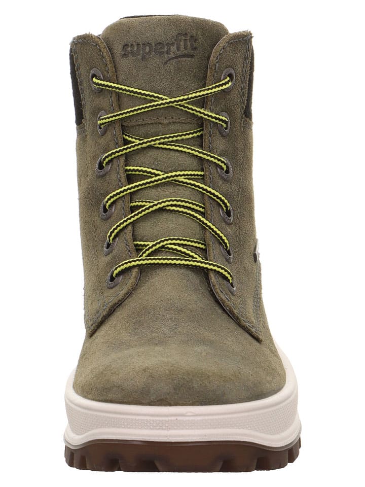 Topánky superfit Grün 8376093 Leder-Winterboots "Tedd" in Grün - 2