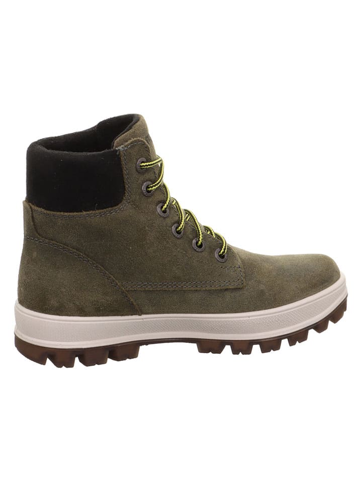 Topánky superfit Grün 8376093 Leder-Winterboots "Tedd" in Grün - 3