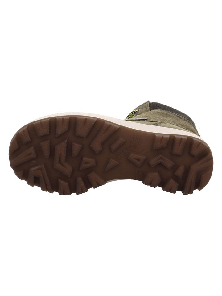 Topánky superfit Grün 8376093 Leder-Winterboots "Tedd" in Grün - 4