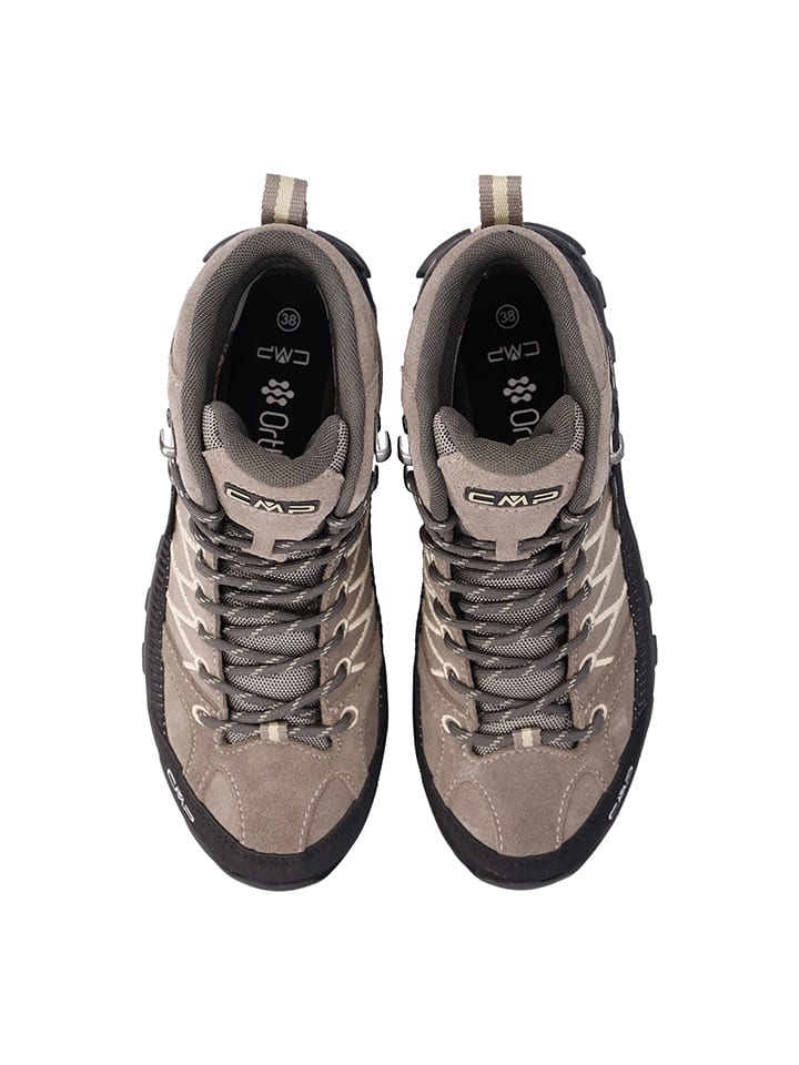 Topánky cmp Hellbraun/ Schwarz 6816996 Leder-Trekkingschuhe "Rigel" in Beige/ Schwarz - 5